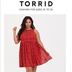 Torrid Halter Dress size 2